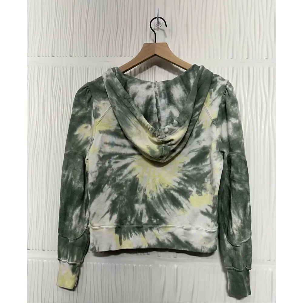 Loveshackfancy Women's Kirby Hoodie Sweater - Tie Dye in Midnight Moon